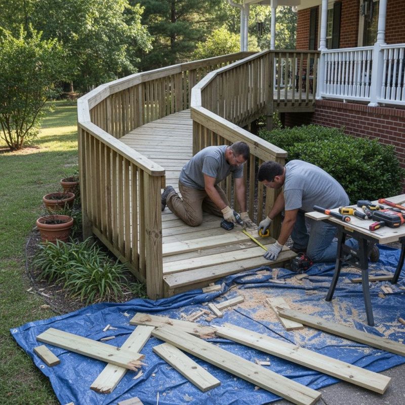 Handicap Ramp Repair in Overland Park, KS
