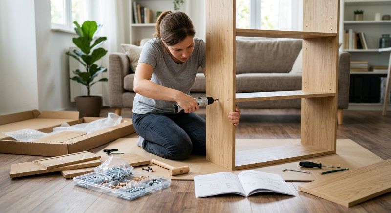 Shoe Rack Assembly in Overland Park, KS