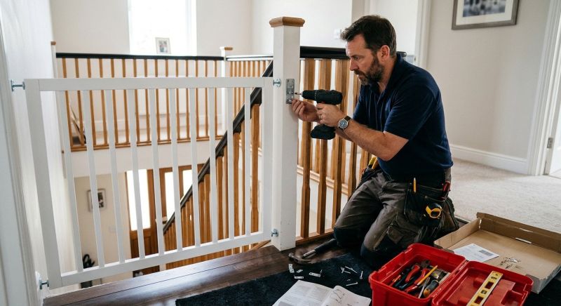 Stair Gate Assembly in Littleton, CO