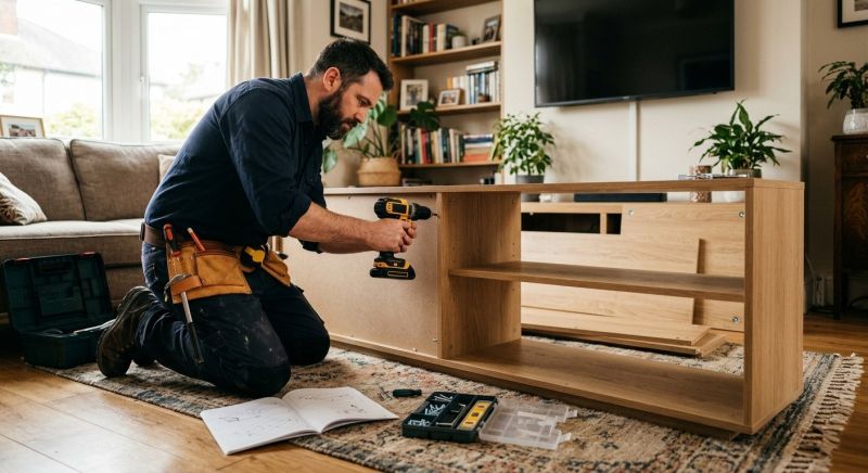 Tv Cabinet Assembly in Littleton, CO