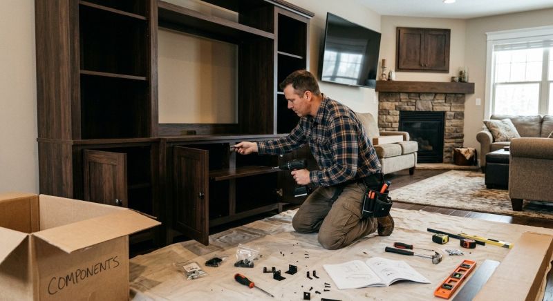 Tv Stand Assembly in Olathe, KS